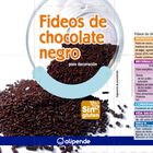 Fideos de repostería Alipende 150g chocolate negro