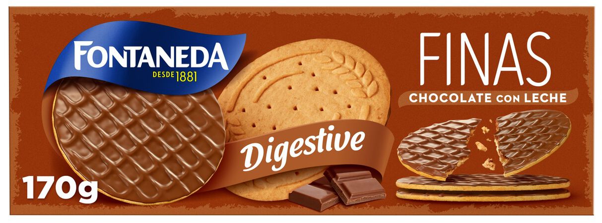Galletas de chocolate finas Fontaneda 170g