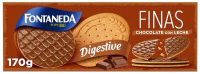 Galletas de chocolate finas Fontaneda 170g