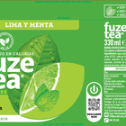 Refresco de té verde con lima y menta Fuze Tea 33cl