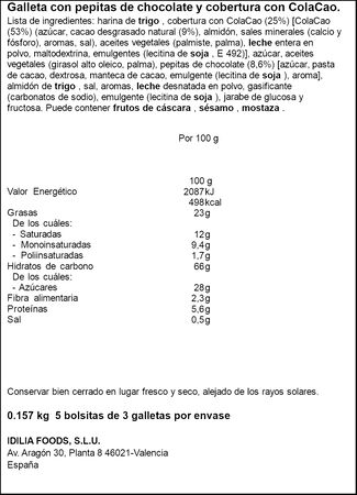 Galletas de chocolate Cola-Cao 157g