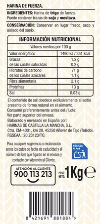 Harina de fuerza Alipende 1kg