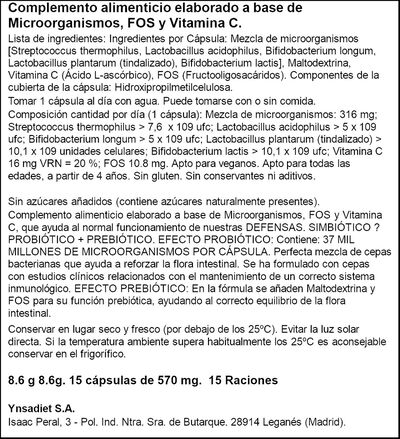 Probiótico Naturflora 15 cápsulas