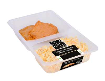 Menu ensaladilla rusa con at&uacute;n y librito de lomo Casa Mas 375g