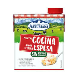 Nata para cocina con textura espesa Asturiana 500 ml