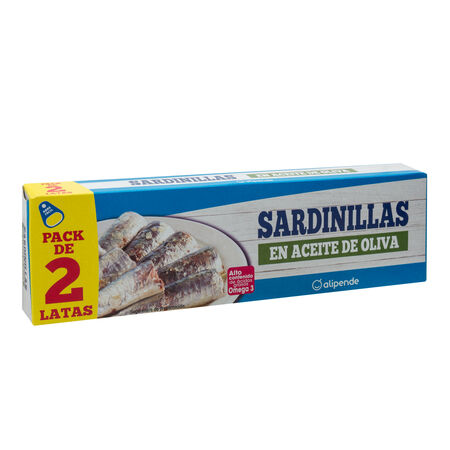 Sardinilla Alipende pack 2 60g en aceite oliva