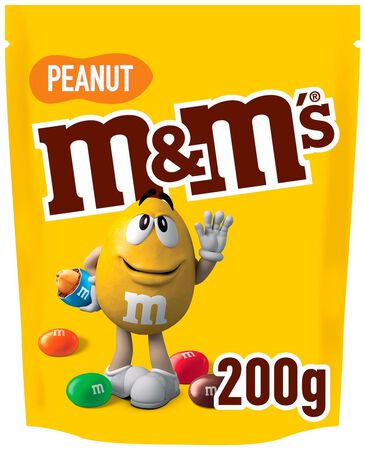 Chocolatina de chocolate con leche y rellenos de cacahuete M&M's 200g 