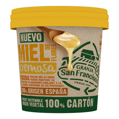 Miel de flores cremosa Granja San Francisco 385g