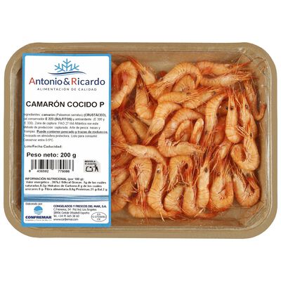 Camarón cocido 200g