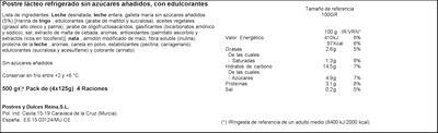 Natillas de vainilla con galleta Reina pack 4 sin az&uacute;car