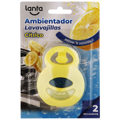 Ambientador para lavavajillas c&iacute;trico Lanta 2 unidades
