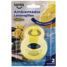 Ambientador para lavavajillas cítrico Lanta 2 unidades