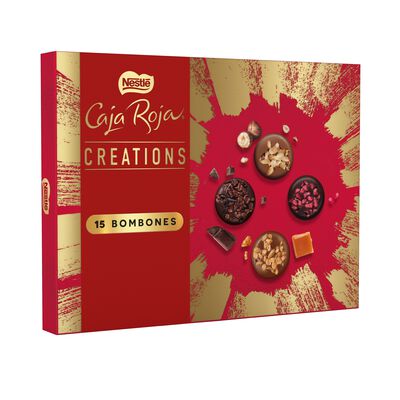 Bomb&oacute;n creations caja roja Nestl&eacute; 186g surtido