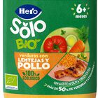 Tarro Hero solo bio verduras lentejas y pollo 190gr
