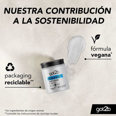 Cera peinado GOT2B 100 ml Beach Matt