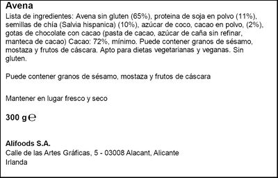 Avena overnight proteina Linwoods 300g sabor chocolate