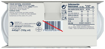 Yogur estilo griego Oikos pack 4 azucarado