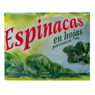 Espinacas en hoja Alipende 1kg en porciones