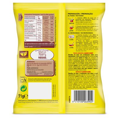 Pasta oriental fusian Maggi 71g curry