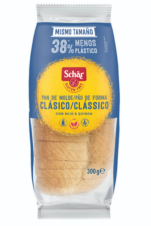 Pan de molde sin gluten Schär 300g clásico