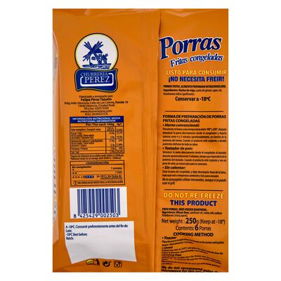 Porras fritas Churrería Pérez 250g 6 uds