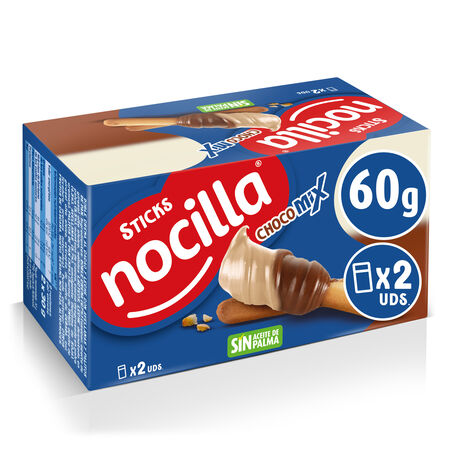 Crema de cacao con sticks de chocolate con leche Nocilla 60g