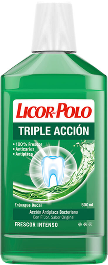 Enjuague bucal Licor Del Polo 500ml verde