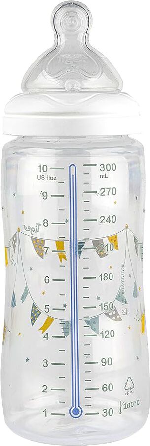 Biberón silicona Tigex 300ml desde 6 meses