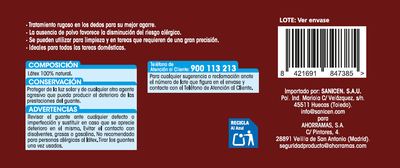 Guantes de latex Lanta 100 uds. talla mediana