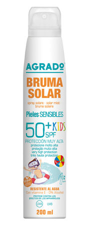Bruma seca solar SPF50+ kids Agrado 200ml