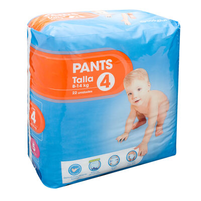 Pants infantil Bodyplus 22 uds talla 4
