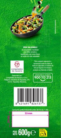 Salteado Alipende 600g verduras de primavera