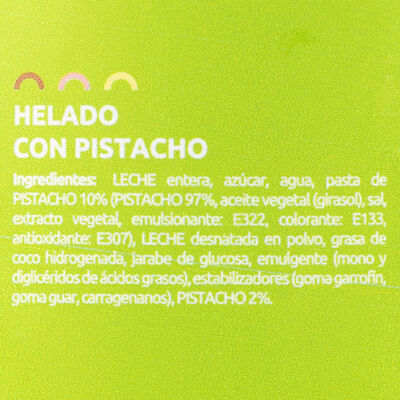 Helado en tarrina Helados Granada pistacho 500ml