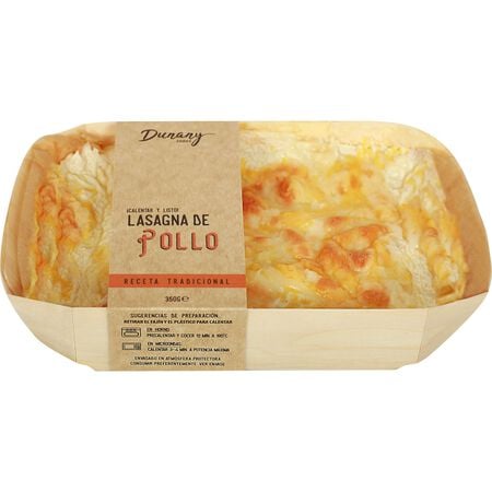 Lasaña de pollo Dunany 350g