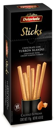Turrón blando sticks Delaviuda 115g