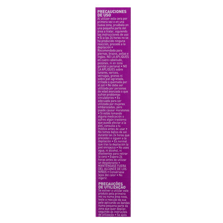 Bandas de cera depilatorias Taky beauty oil 12 uds corporales