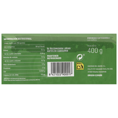 Endibia bandeja 400gr