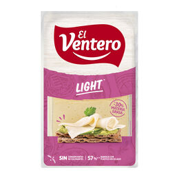Queso tierno light en lonchas El Ventero 140g