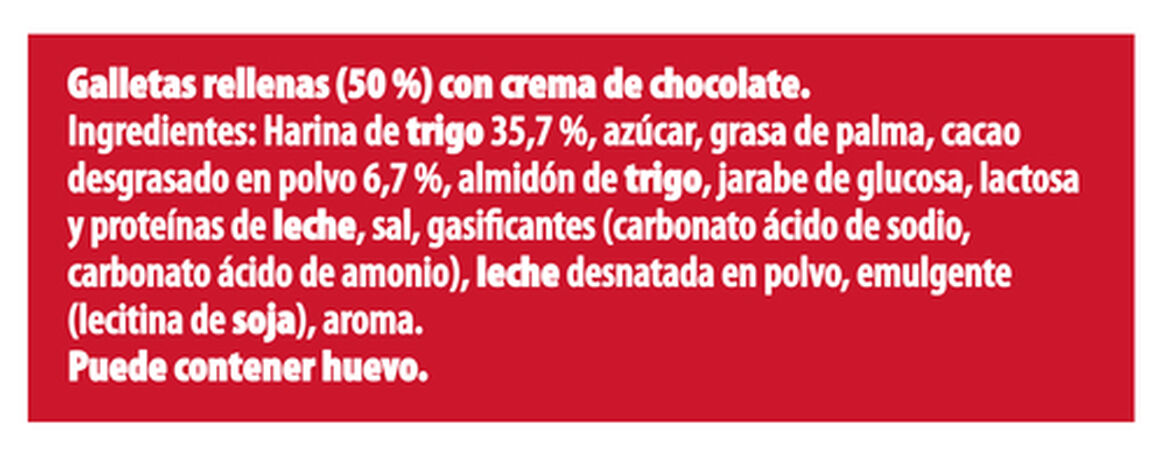 Galleta rellena Príncipe pack-3 maxichoc
