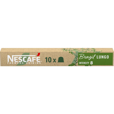 Caf&eacute; Brasil Nescaf&eacute; Farmers Origins compatible con Nespresso 10 C&aacute;psulas