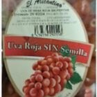 Uva roja sin semillas bandeja 500g