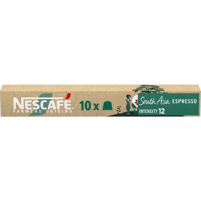 Cápsulas de café South Asia intensidad 12 Nescafé 10 cápsulas