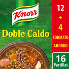 Caldo doble en pastillas s/gluten s/lactosa Knorr 1-2p