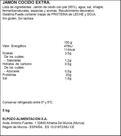 Lote: 250gr Jam&oacute;n cocido+250 gr Pechuga de pavo+250gr Queso Harvati