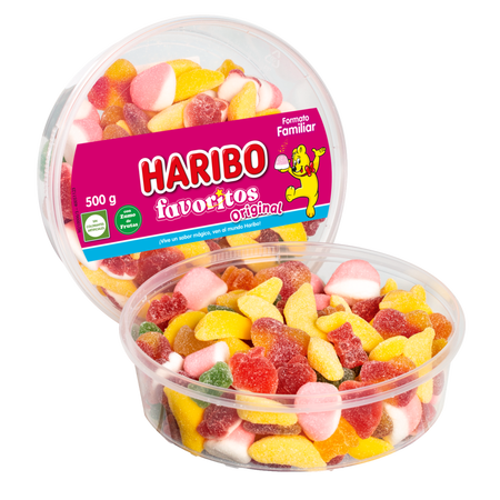 Golosina favoritos de azúcar Haribo 500g