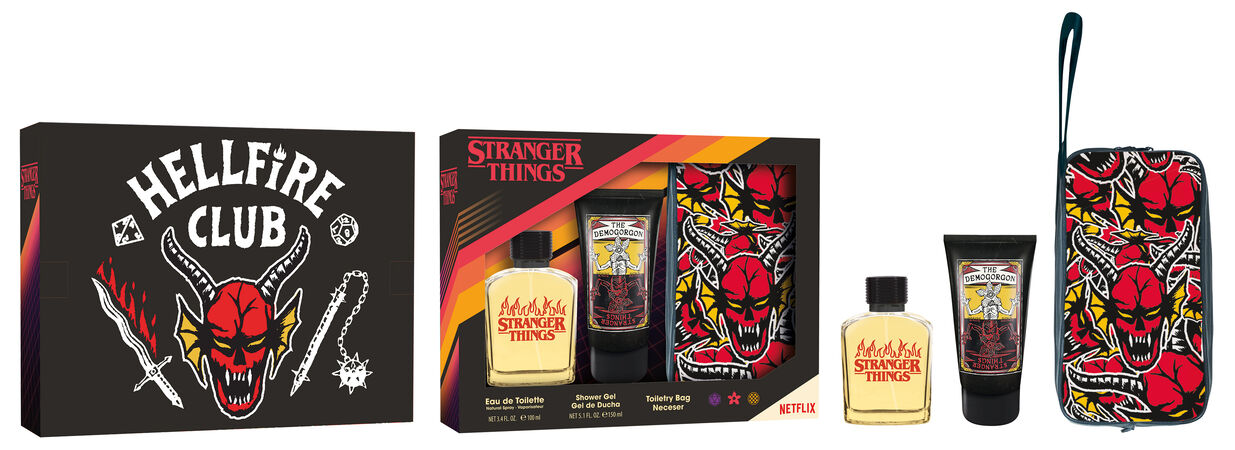 Estuche de colonia Stranger Things EDT + GEL + NECESER