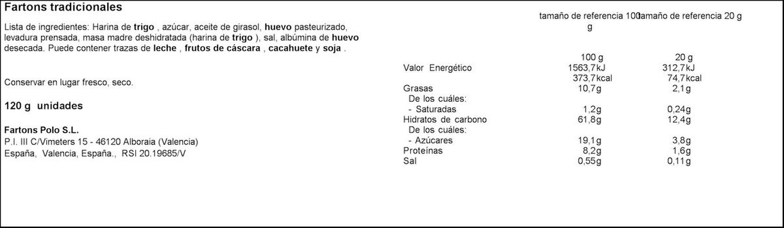 Fartons Polo 120g