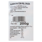 Almendra cruda c/piel Frumesa 200g