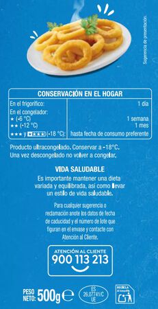 Anillas a la romana Alipende 500g