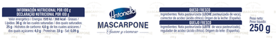 Queso fresco mascarpone Antonella 250gr